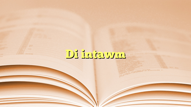 Di intawm Di intawm