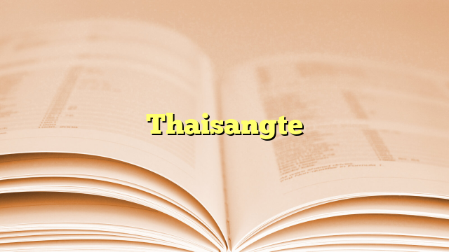 Thaisangte Thaisangte