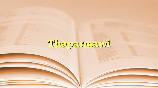 Thaparmawi Thaparmawi